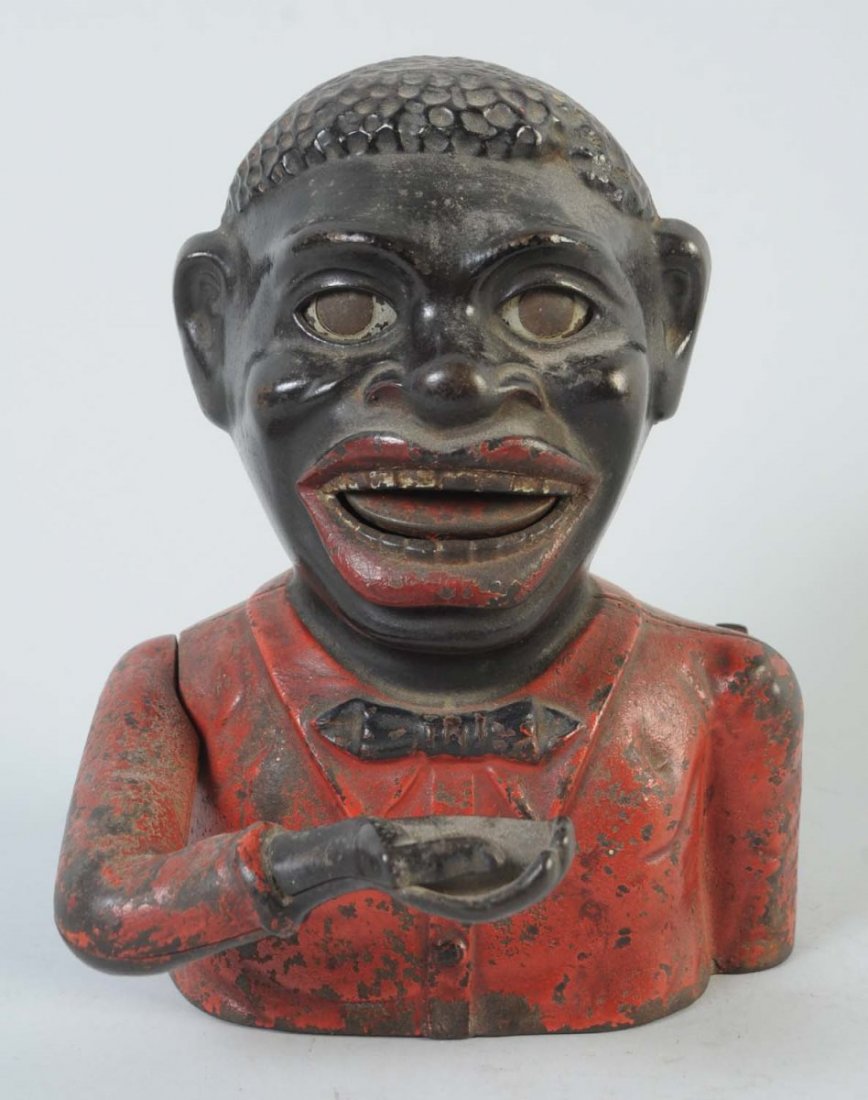 Jolly N Mechanical Bank.: Manufactured by Shepard Hardware Company. In working condition. Condition (Very Good). Size 7" T.