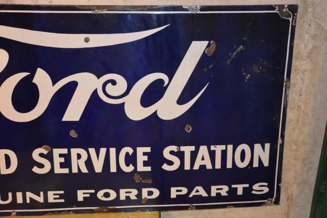 Ford authorized service station sign #9