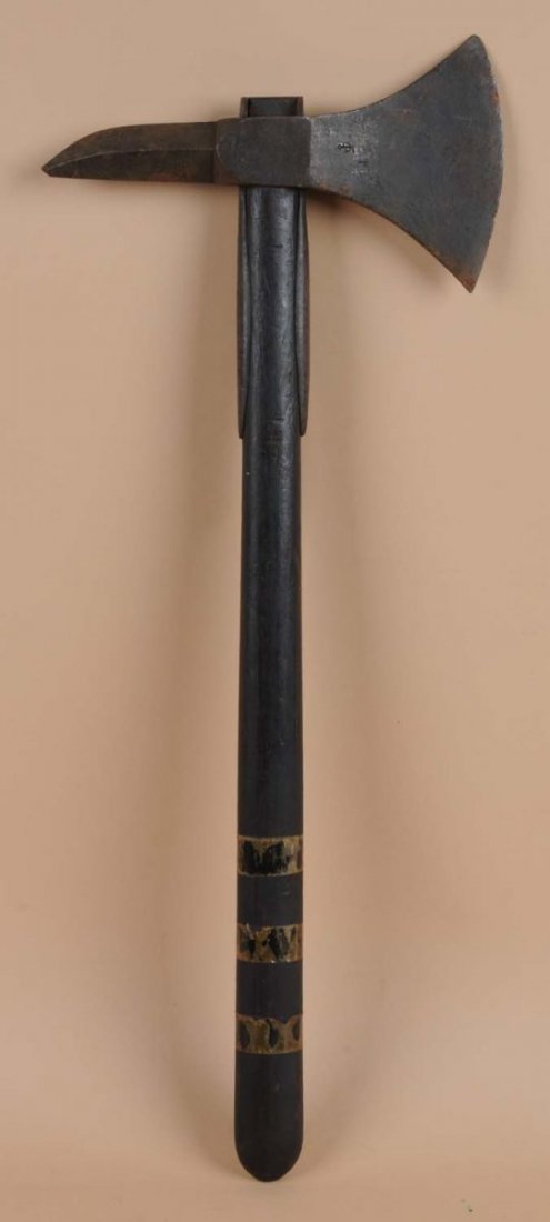 British Frigate Boarding Axe.: This early circa 1800 British boarding axe has some wear but still a great piece. Condition (Very Good Plus).