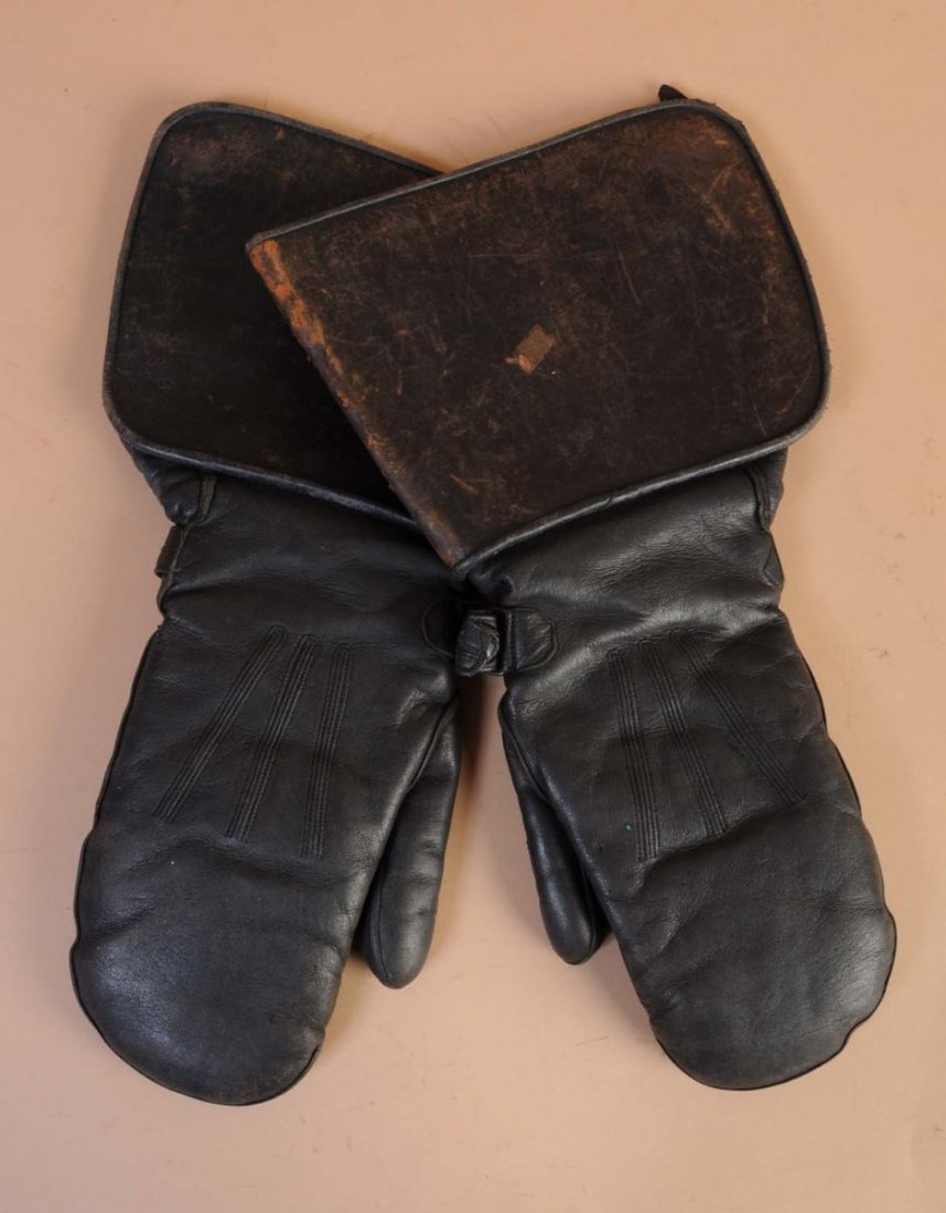 Pair of Leather Granate Driving Mitts.: This pair of Granate driving mitts is in nice condition. Just typical wear. Condition (Very Good). Size 15" L.