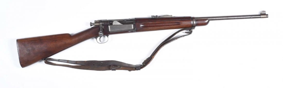 1898 Krag Altered Military Bolt Action Carbine.**: Caliber .30-40 U.S. Typical 98 rifle altered to carbine configuration with 22" barrel. Perfect action. Excellent bore. Very good wood with no cartouche visible. Metal is basically gun metal grey. Come