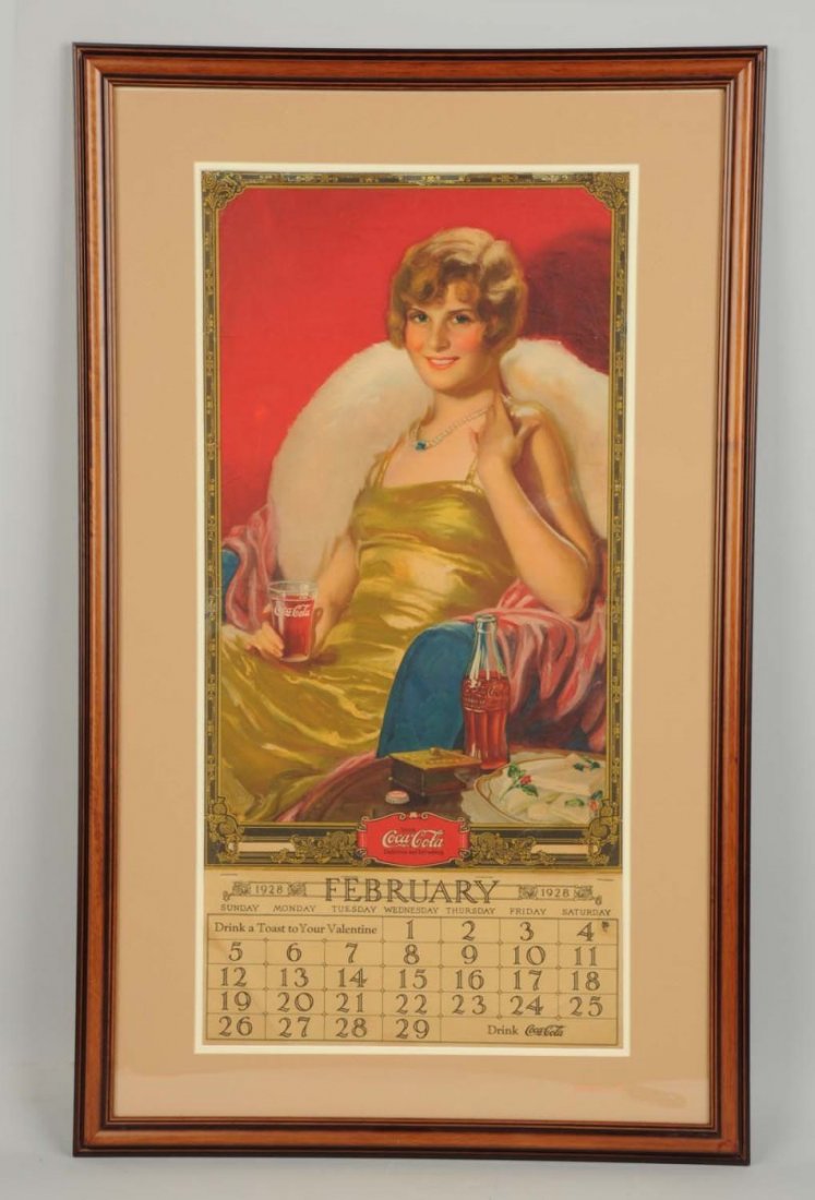 1928 Coca Cola Calendar. Jan 04, 2015 Dan Morphy Auctions in PA