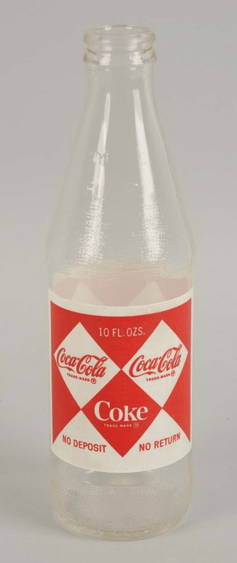 Bright ACL1960s Coca-Cola Bottle.: 10oz. Size (Near Mint).