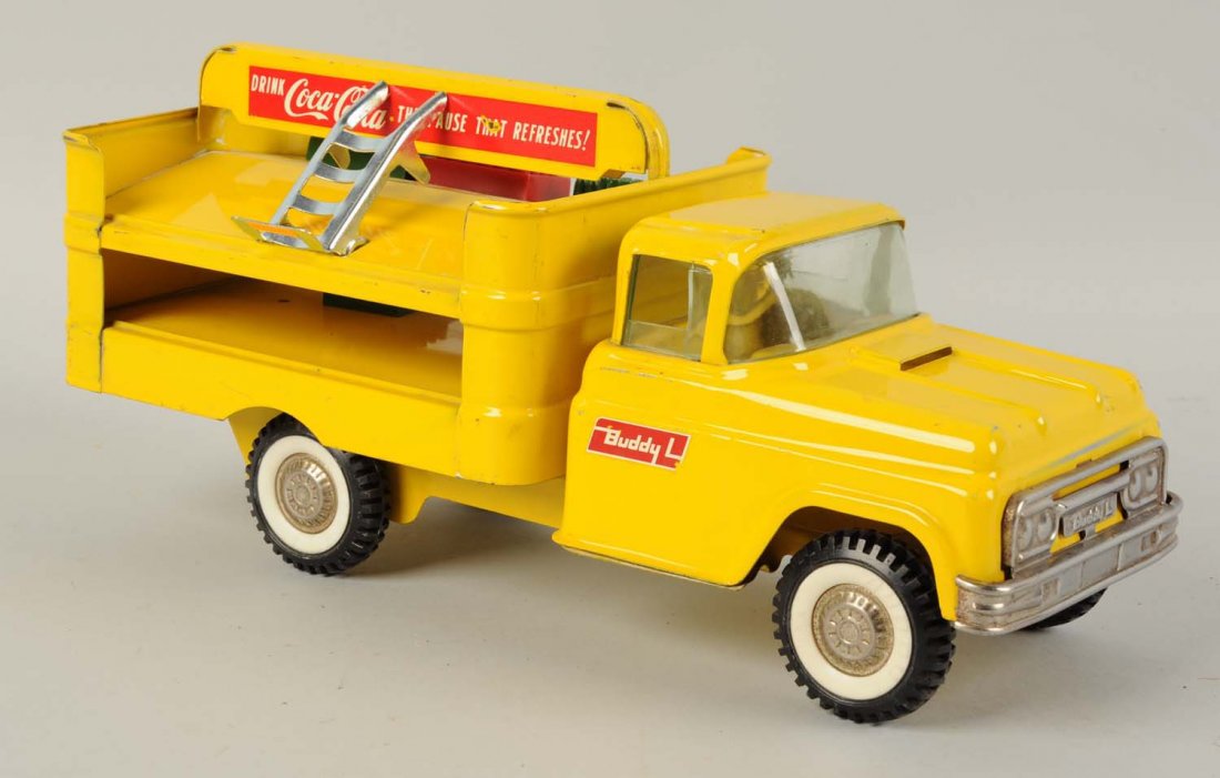 1960s Coca-Cola Buddy L Truck.: Clean with little wear. Condition (Near Mint). Size 15" L.