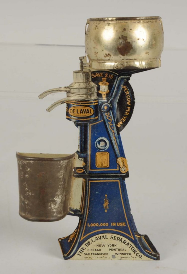 Tin Die Cut Delaval Match Holder.