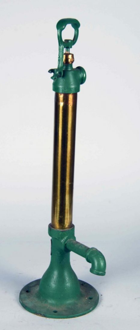 Wayne Oil Tanks & Pump Co. Gasoline Hand Pump: Fort Wayne, Indiana. Condition (Good). Size 28 - 1/2" x 2 - 1/2".