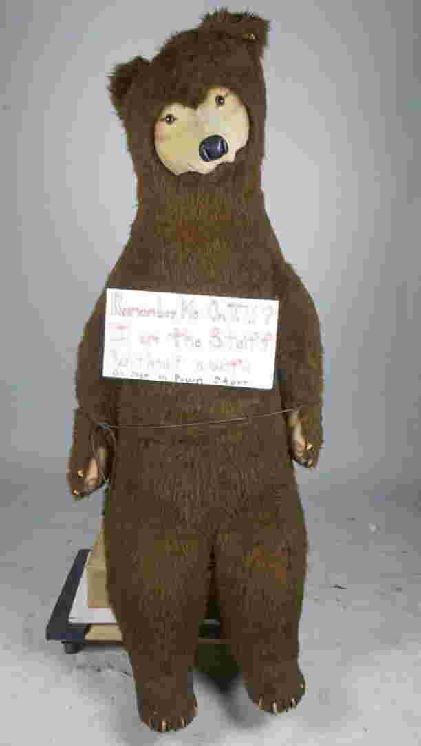Life Size Steiff Studio Brown Bear Stuffed Animal - Jan 24, 2015 | Dan Morphy Auctions in NV