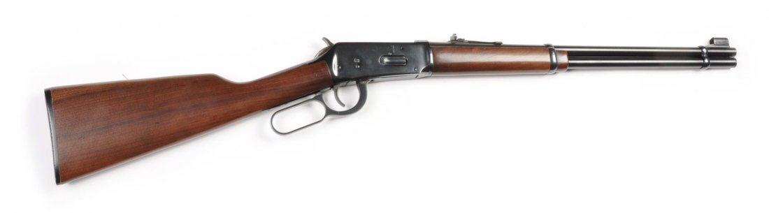 Near New Winchester Model 1894 Carbine.**: Serial # 3914893 This is a standard Model 1894 carbine, old style, manufactured in 1973. It is standard in all respects. Features a 20" full round barrel, full magazine, walnut stocks, hard rubber sho