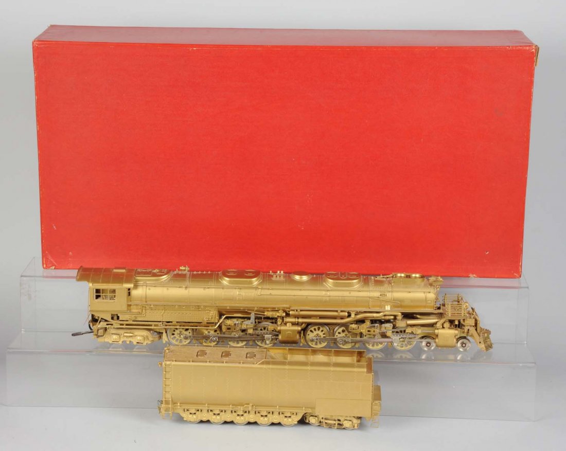 KTM West Side Model Co. Brass Big Boy Steam Loco.: Includes: Locomotive is complete, like new in original box with tender and Instruction sheet. Condition (Excellent). Size 26 - 3/4" L.