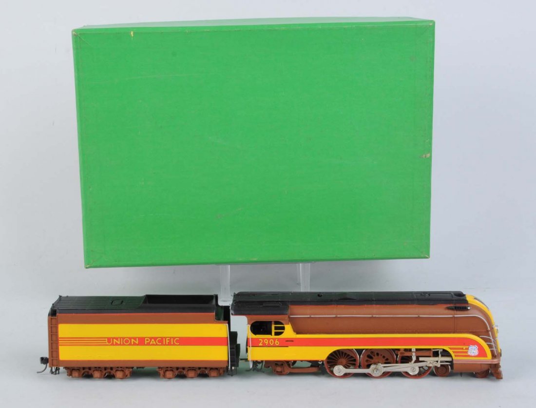 Overland Models Brass 4 - 6 - 2 UP P77 No. 2906.: This locomotive is complete and in original box. CORRECTION: Not original box.