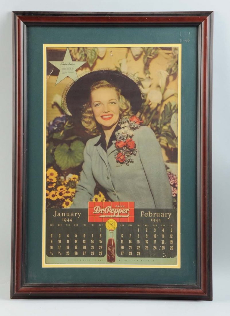 1944 Dr. Pepper Calendar.