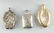 Lot Of 3: Whiskey Flasks.