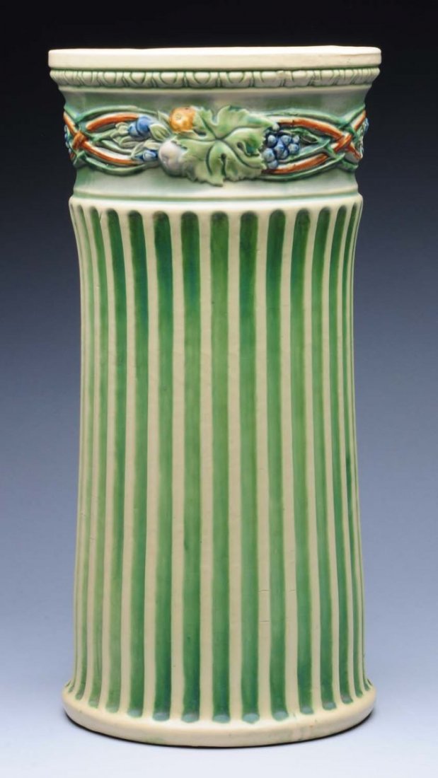 Roseville Corinthian Umbrella Stand.: Roseville ink stamp. Condition (Excellent). Size 20" x 10".