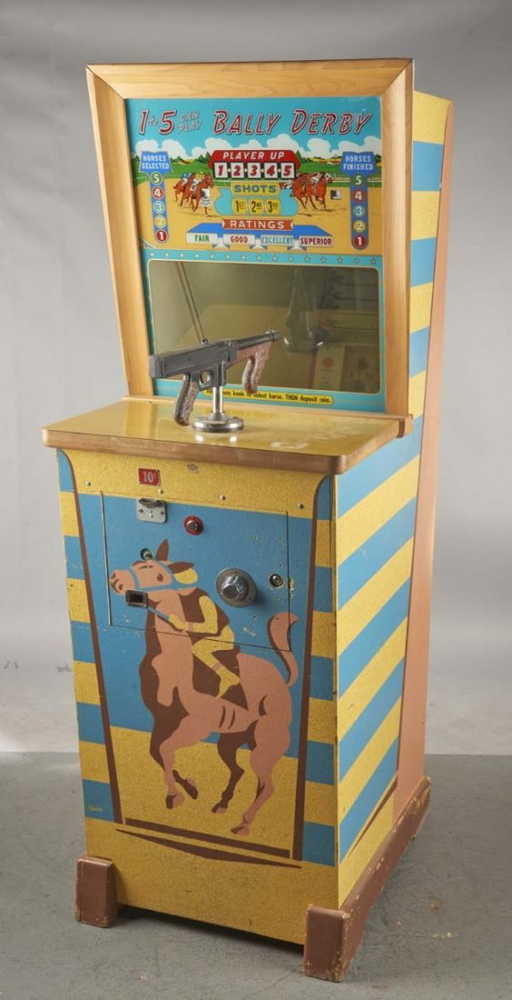 10 ¢ Bally Derby Shooting Gallery Arcade Game