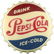 Pepsi-Cola Light Up Bottle Cap Sign