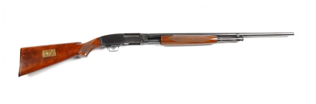 **Pre-War Winchester Model 42 Skeet Shotgun.: Serial # 20458 This Winchester Model 42 skeet gun was manufactured in 1936. It is chambered for the .410 - 3" cartridge, choked skeet. Features a 26" matted ribbed barrel, single bead front sight, tak