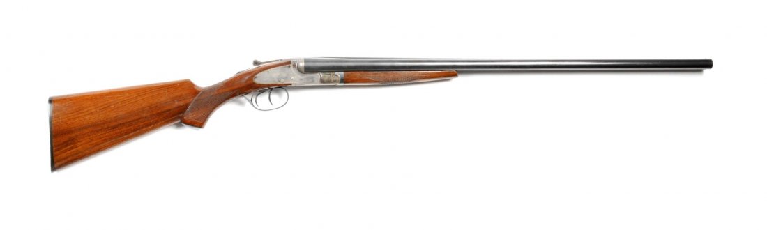 **L.C. Smith Field Grade 16 Ga. Shotgun.: Serial # 145961 Feather weight frame. 28" armor steel barrels. The right tube is excellent with a choke of .012 restriction. The left tube shows slight pitting just in front of the chamber with .023 r