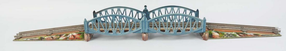 Marklin 1 Gauge Train Bridge.: Bridge is restored. The approaches may not be original to the bridge. Condition (Restored).