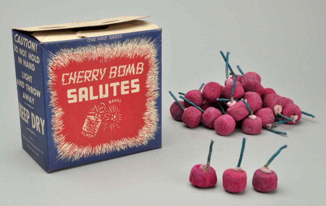 Half Full Box of Cherry Bomb Salutes.