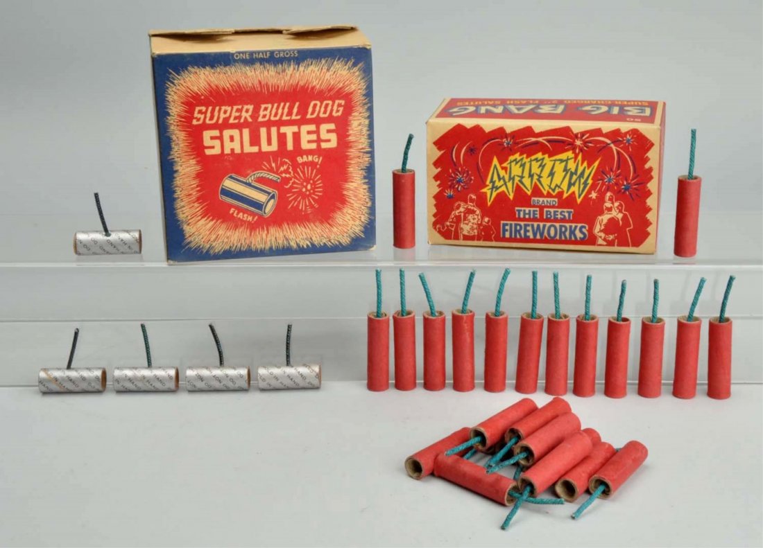 Lot Of 2: Boxes of Salutes With Contents. (1 of 5)