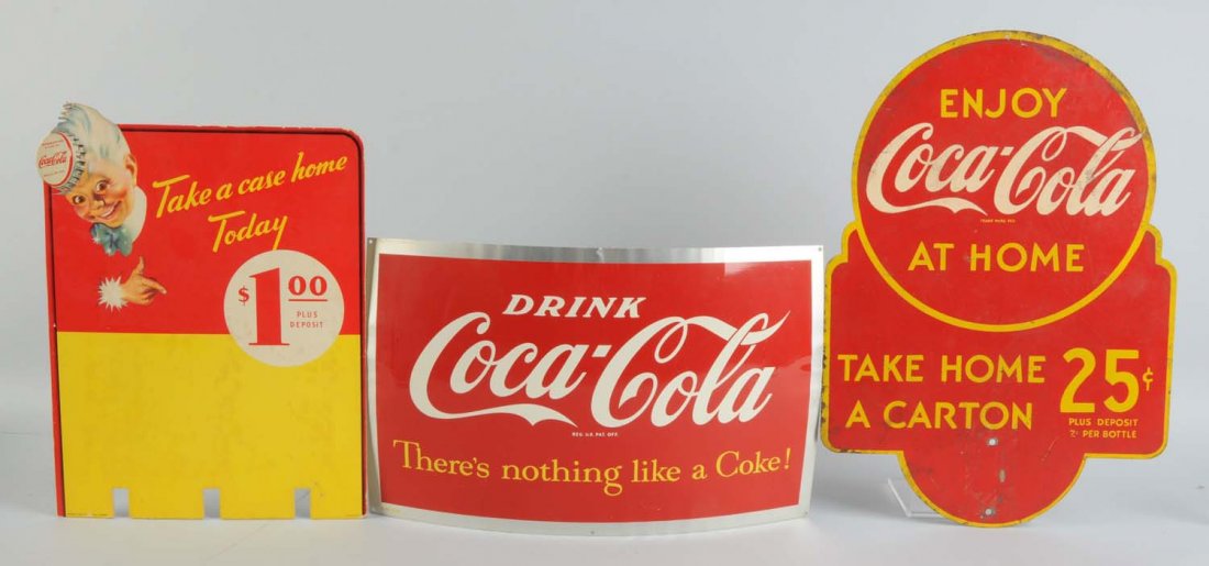 Lot Of 3: Coca - Cola Items. (1 of 1)
