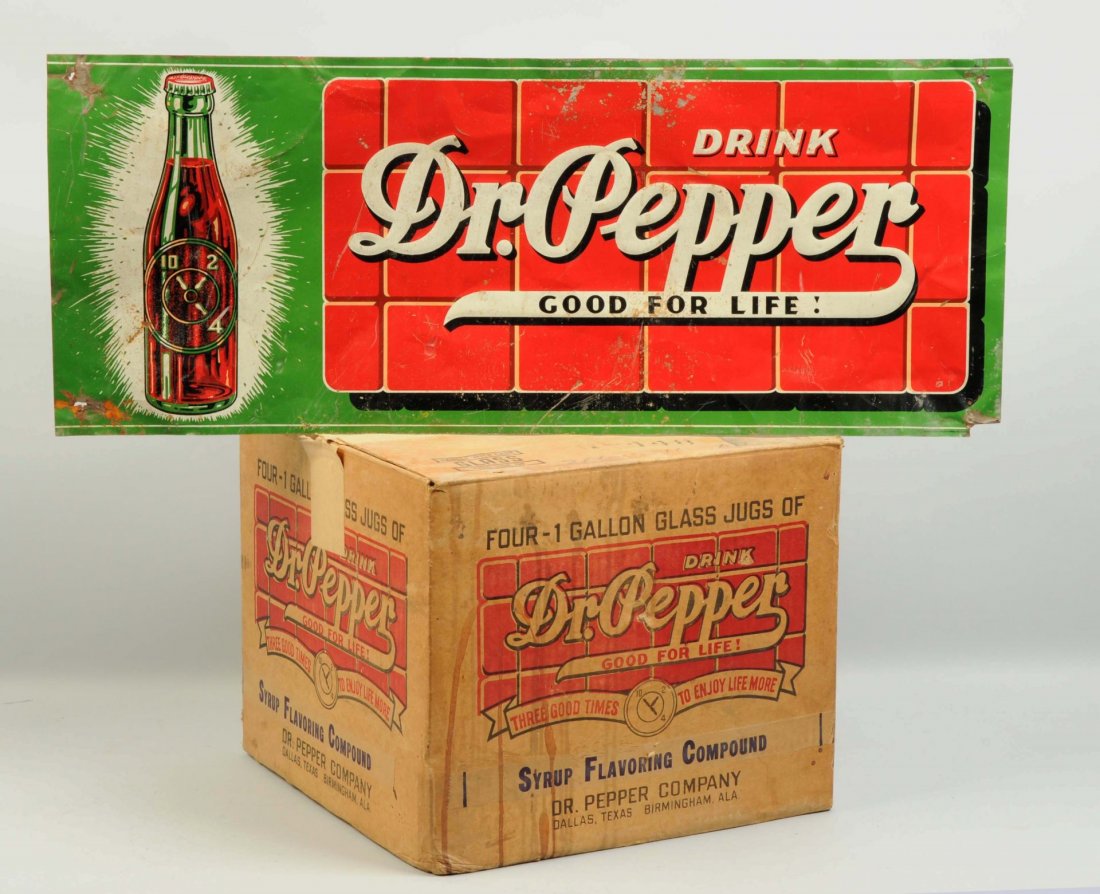 Lot Of 2: Dr. Pepper Advertising Items. (1 of 1)