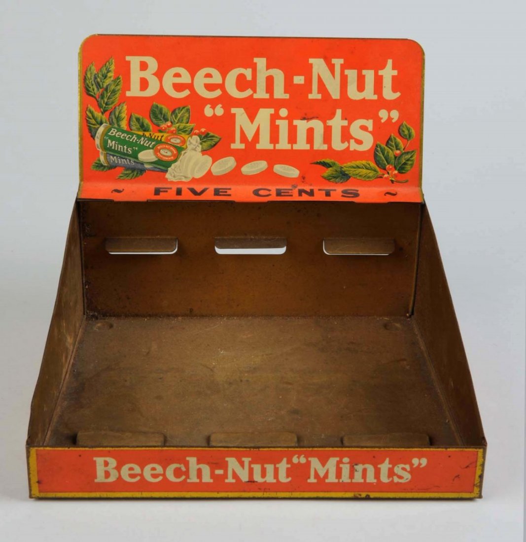 Beech-Nut Mints Tin Display Rack. (1 of 3)