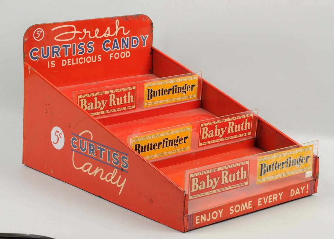 Curtiss Candy Tin Display Rack. (1 of 2)