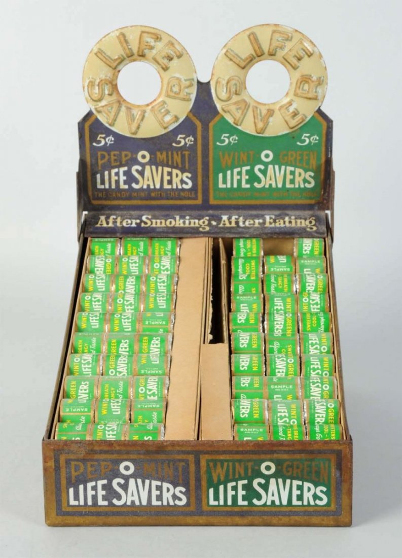 Life Saver's Tin Stone Display Rack. (1 of 3)