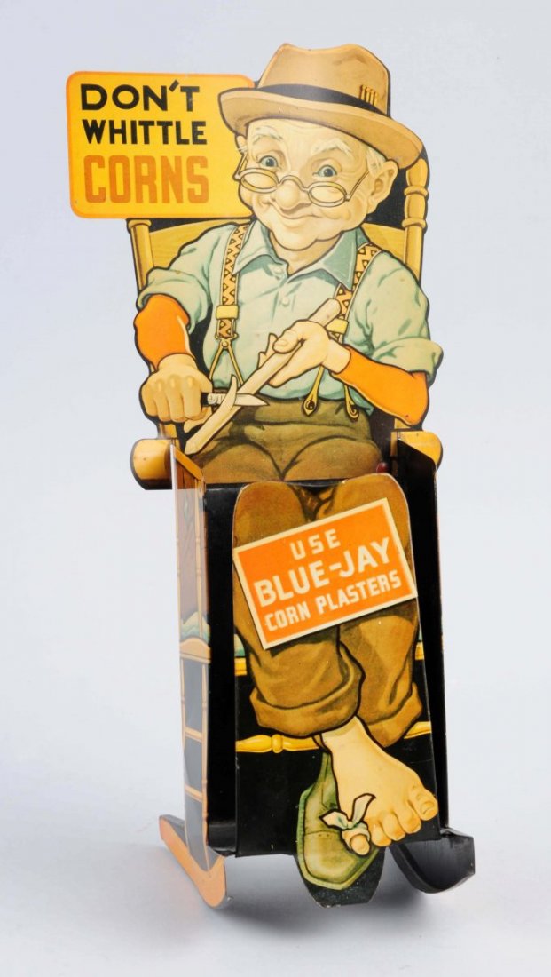 1920's-30's Blue-Jay Plasters Tin Display. (1 of 2)