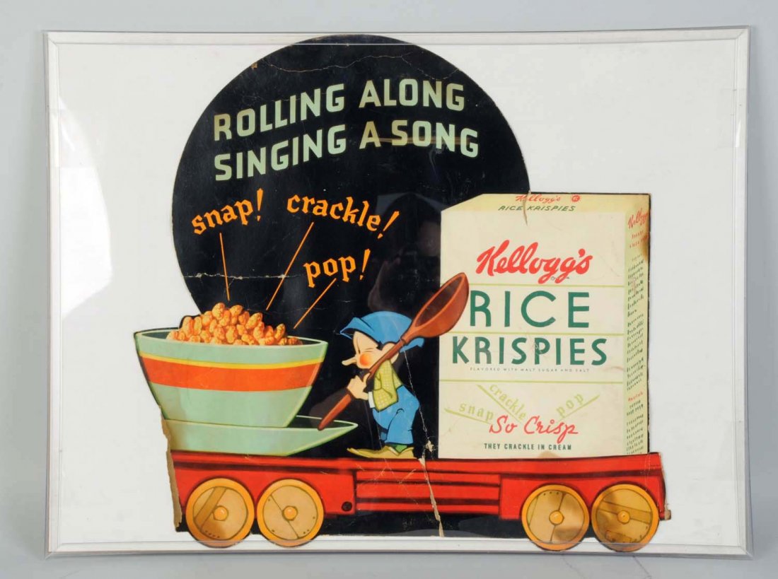 Kellogg's Rice Krispies Diecut Sign. (1 of 1)