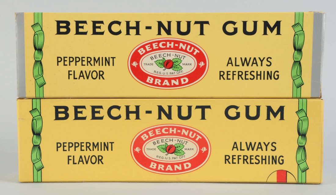 Lot Of 2: Beech-Nut Gum Display Boxes. (1 of 2)