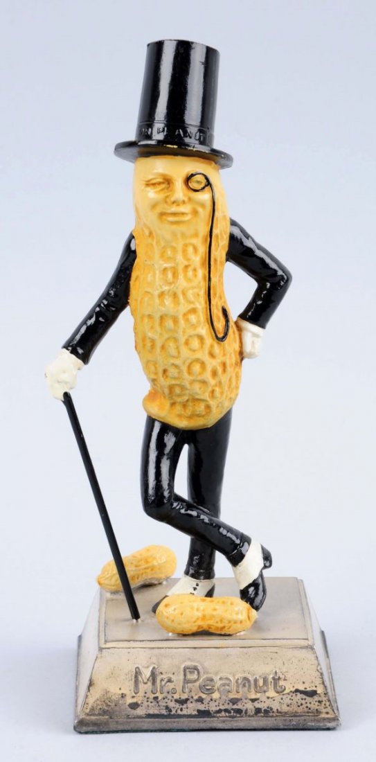 Metal Mr. Peanut Figure. (1 of 3)