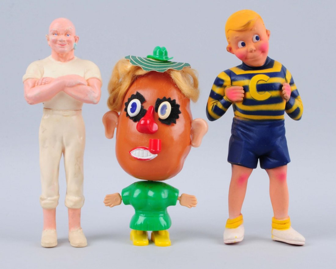 Lot of 3: Plastic Advertising Figures. (1 of 2)