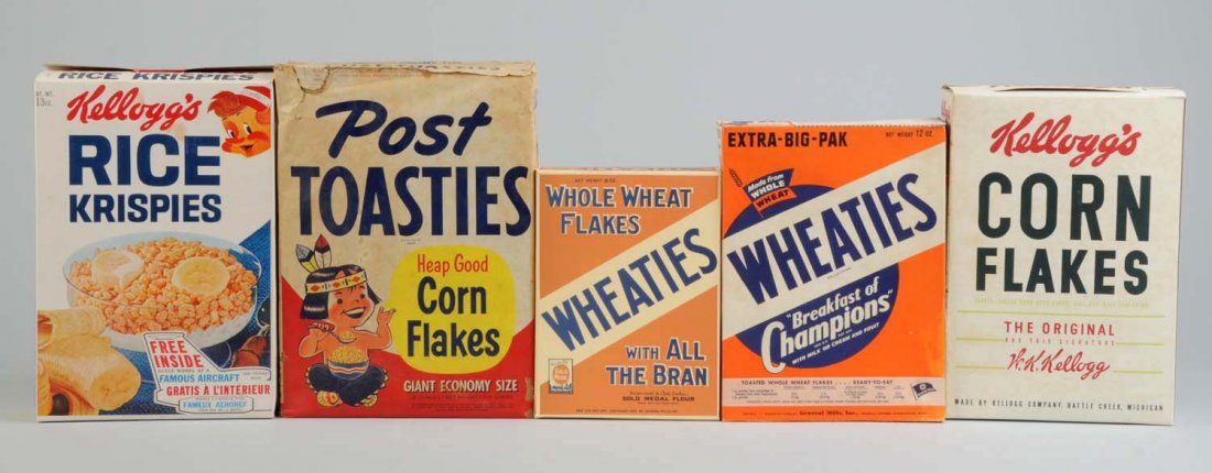 Lot Of 5: Cereal Boxes. (1 of 3)