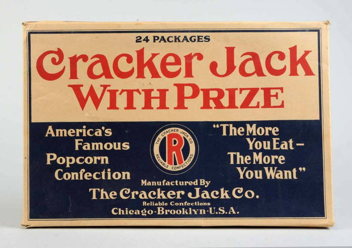Large Cracker Jack Vendor Box.