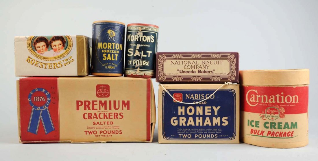 Lot Of 7: Assorted Food Product Packages. (1 of 1)
