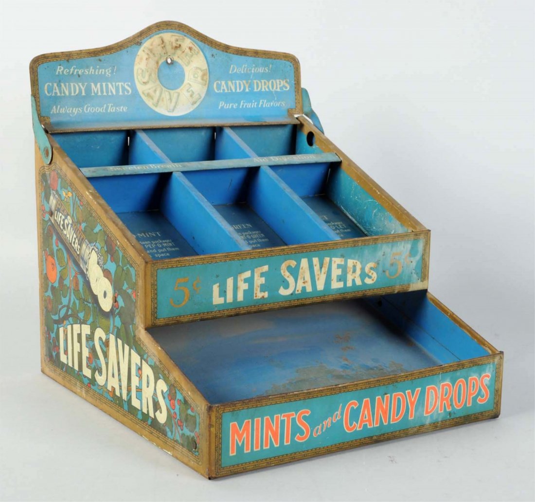 Life Savers Tin Store Display. (1 of 2)
