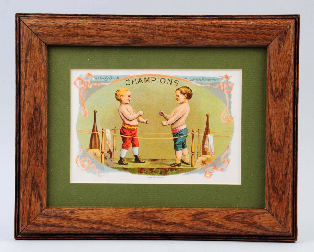 Champions Cigar Box Label. (1 of 2)