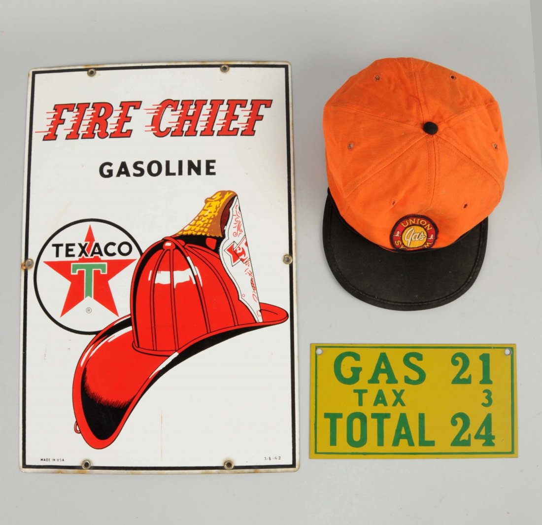 Lot Of 3: Gas Related Items. (1 of 1)