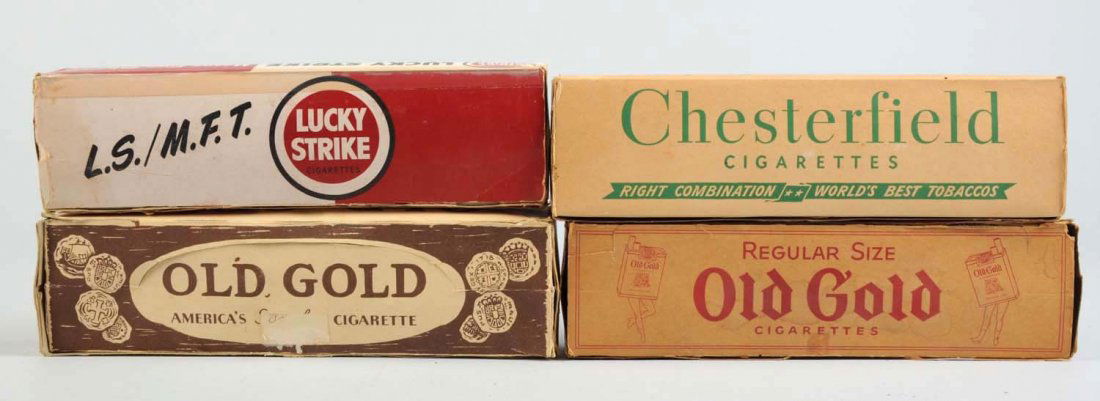 Lot Of 4: Cigarette Cartons With Packs. (1 of 3)