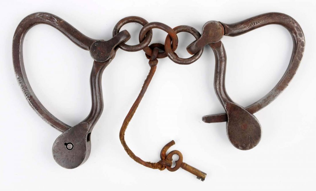 Adams Handcuffs With Key. (1 of 1)