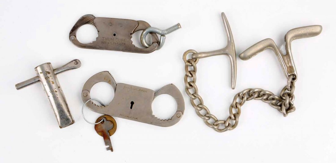 Lot of 4: Handcuffs. (1 of 1)