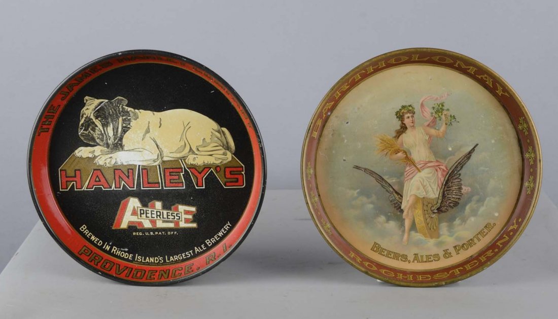 Lot of 4: Tin Beer Serving Trays (1 of 4)