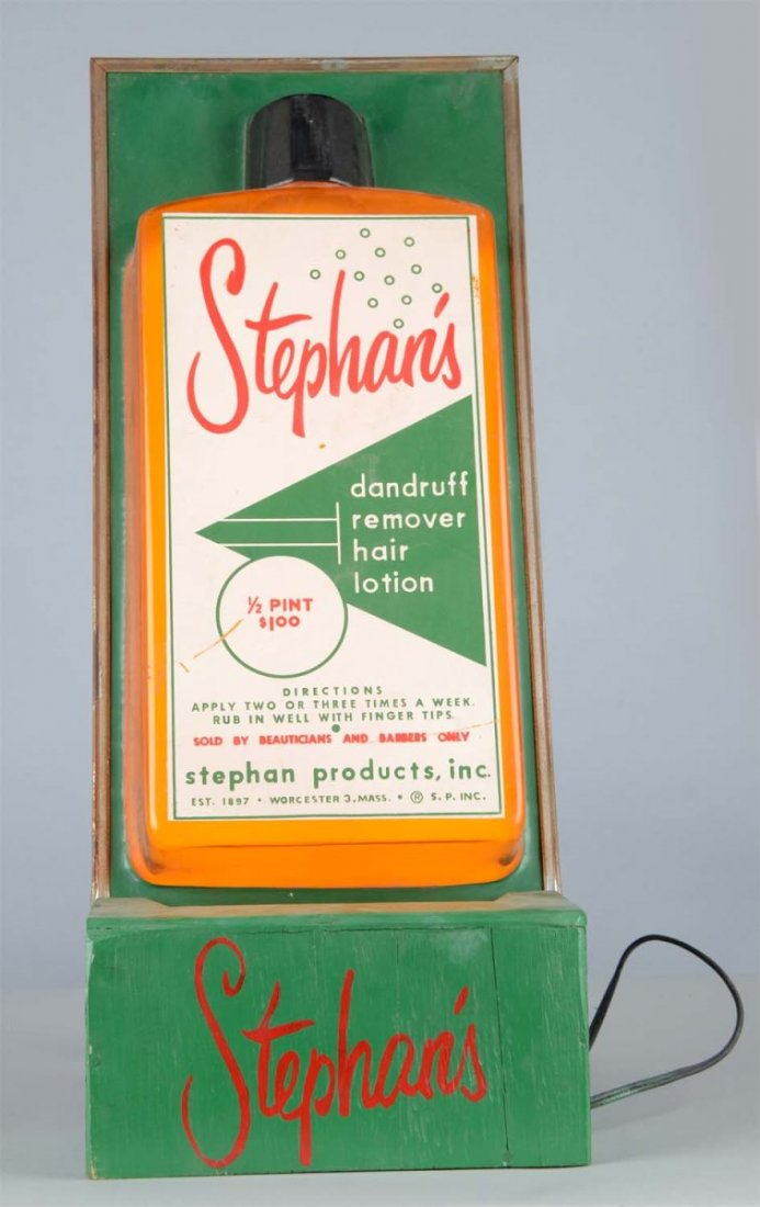 Stephan's Dandruff Shampoo Countertop Display Sign (1 of 2)