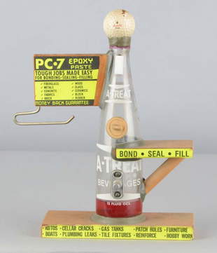 Vintage Pc 7 Epoxy Paste Store Display Feb 10 13 B S Slosberg Inc Auctioneers In Pa
