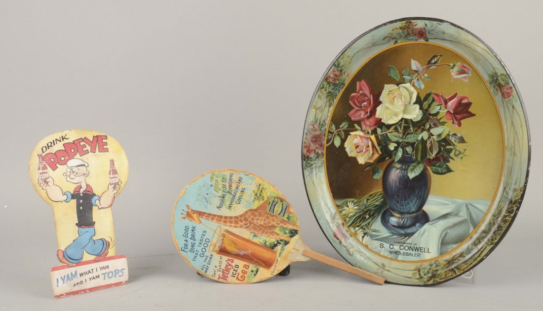 Lot Of 3: Tetley Popeye Conwell Advertising Items (1 of 1)