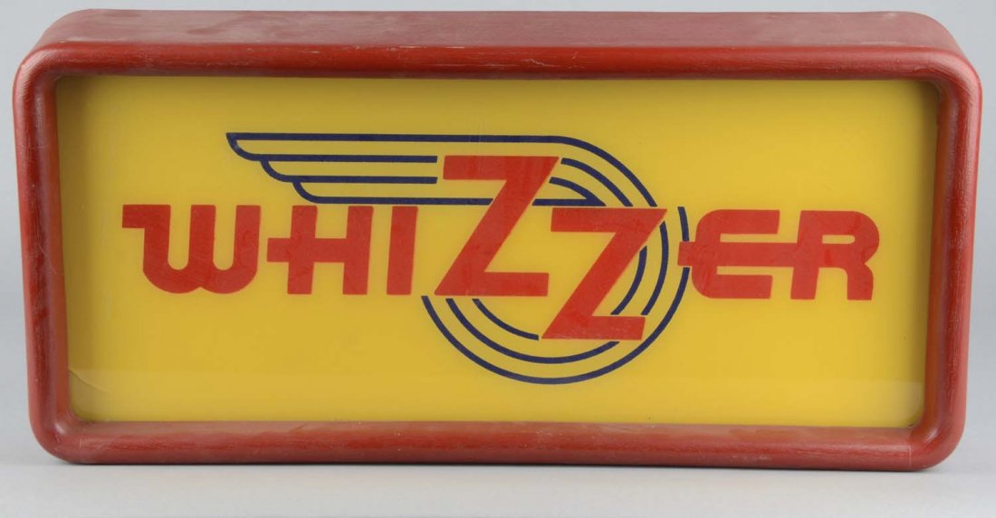 Whizzer Motorbikes Lighted Advertising Sign (1 of 2)