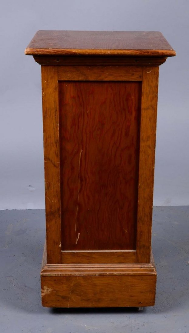 Wood Slot Machine Stand On Wheels (1 of 1)