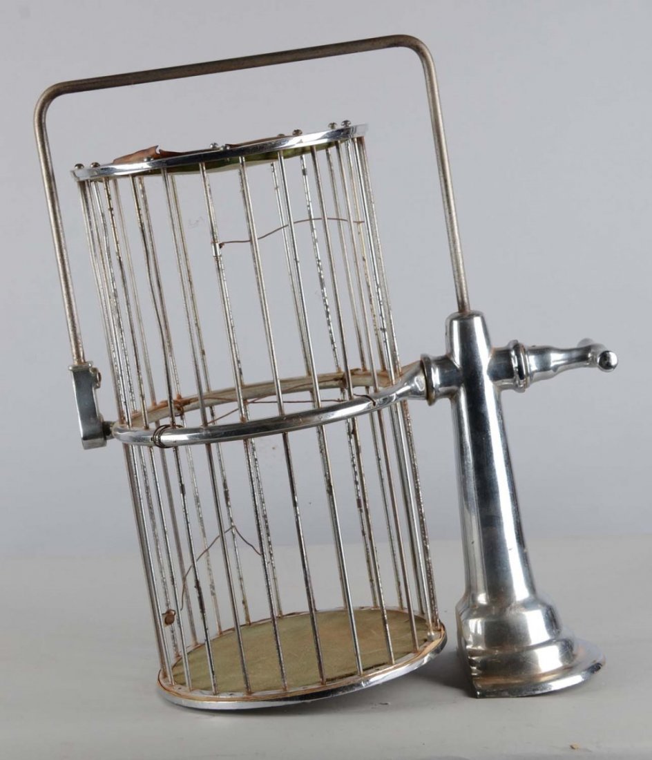 Chuck-A-Luck Cage: Rotating wire chuck-a-luck machine. Without dice. Condition (Very Good). Size 20" T.